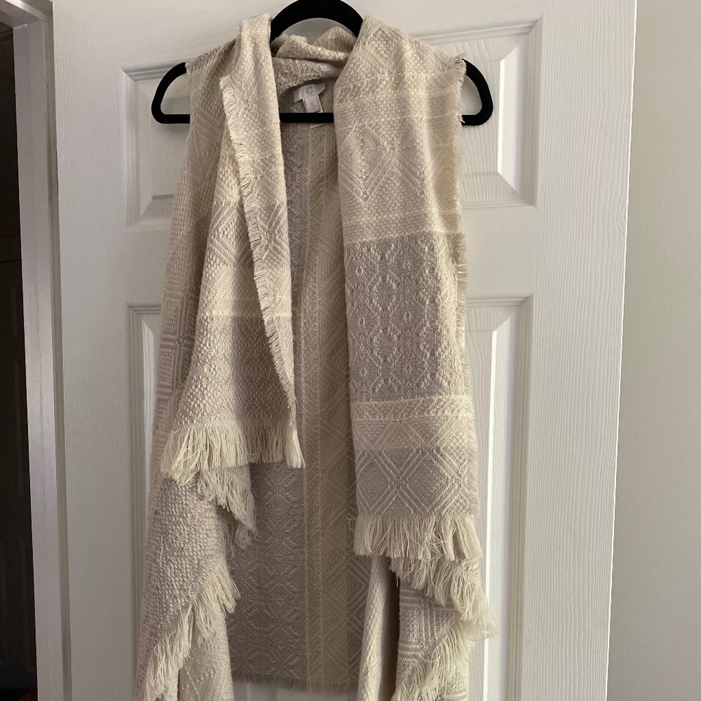 Fringe Sweater Vest One Size Fits Most